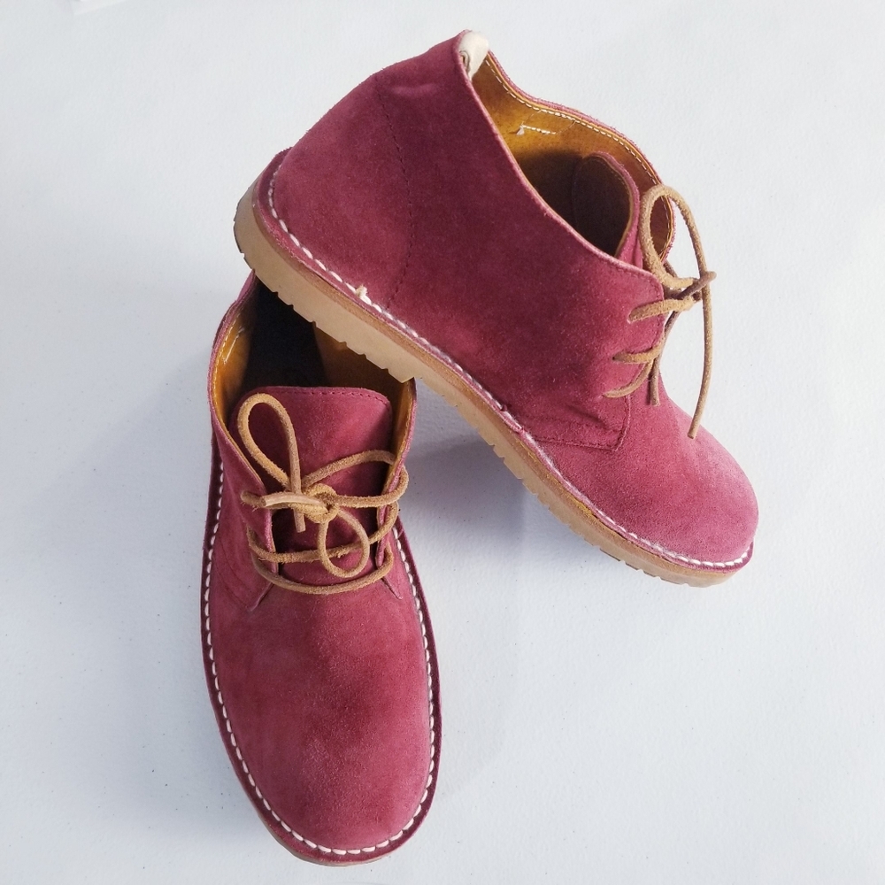 Castell Menorca Boots Men Size 39/6 Suede Leather Spain
